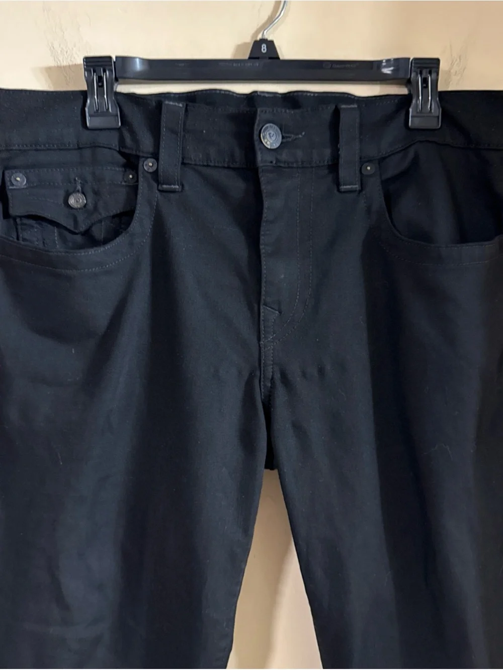True religion jeans mens black 34x32